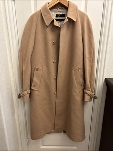 Lakeland Wool Vintage Trench Coat. Size 40 Long. Czechoslovakia 1960s - Picture 1 of 9