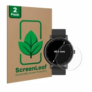 2x ScreenLeaf Displayschutzfolie für Kreisrunde Displays (ø: 40 mm) nachhaltig v - Afbeelding 1 van 10