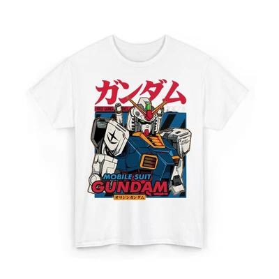 MOBILE SUIT  GUNDAM RX78 Graphic Print Shirts  unisex Cotton - Image 1 of 4