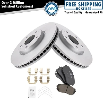 Kit de pastillas de freno y rotor de cerámica premium con recubrimiento en G para Hyundai Sonata 2016 Foto 1 de 4