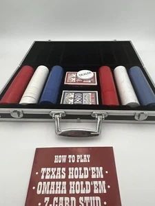 Poker Set with Case Sealed Decks - Picture 1 of 11