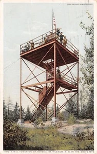 Bethlehem New Hampshire~Mt Agassiz Steel Tower~Observation Deck~Detroit Pub Co - Picture 1 of 2