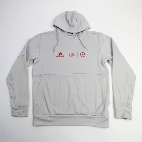 Louisville Cardinals adidas Aeroready Sweatshirt Men's Gray Used Cover