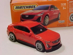 3 Zoll 2021 Cadillac CT5-V Streichholzschachtel 1/64 Druckguss neuwertig im Karton - Bild 1 von 6