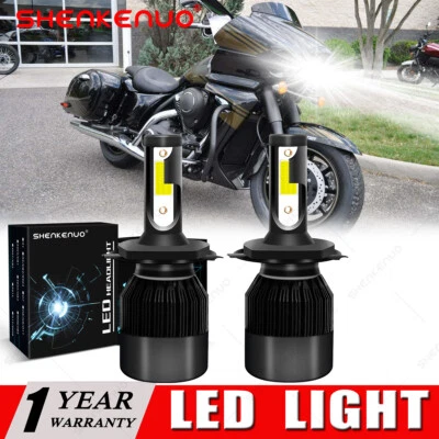 2 6000K bombillas de faros LED para motocicleta Kawasaki 2019 Vulcan 1700 Voyager ABS Foto 1 de 4