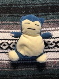 Vintage 1998 Pokemon 6 Zoll Beenie Plüsch Snorlax - Bild 1 von 3