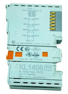 Beckhoff KL1408 Digital 8 Input PLC Terminal 8-chan 24VDC Fieldbus Module ✅ - Picture 1 of 14