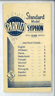 Sparklets Syphon Instruction Founded 1896 Booklet WU-D8-0037