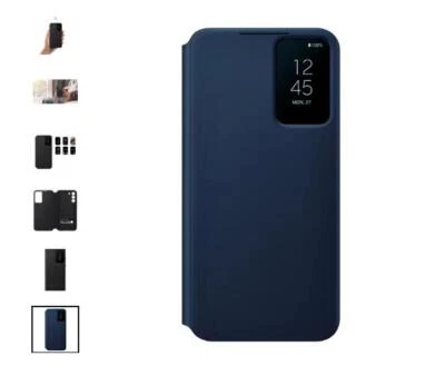 Oficial Original Samsung S22/S22+S22U Smart View Cover Espejo Abatible Cuero Estuche Foto 1 de 4