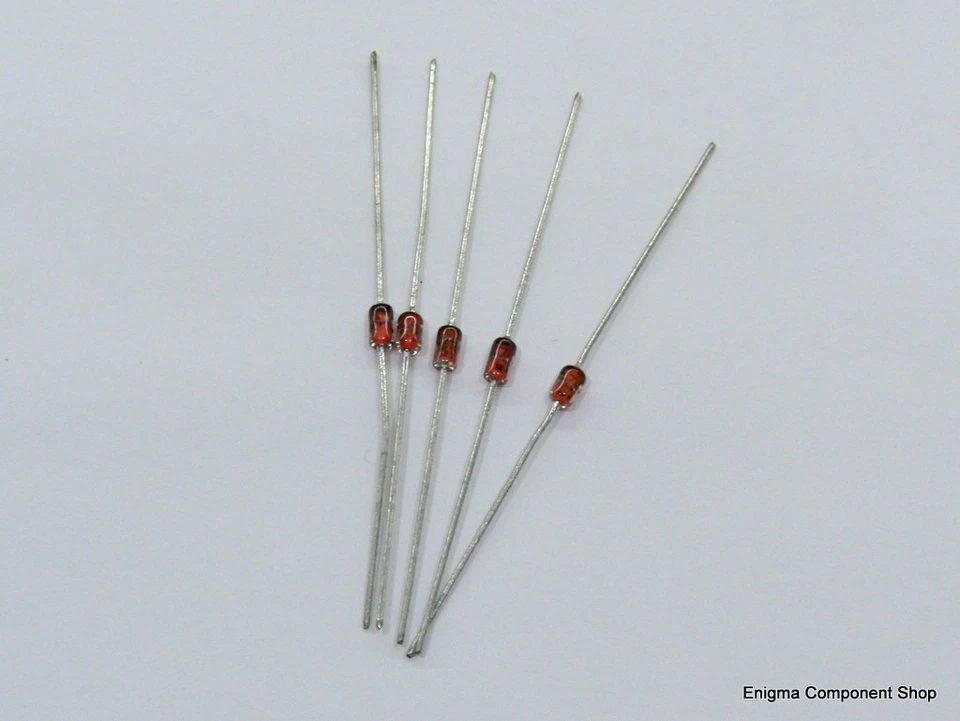 ENIGMA SHOP 5pc 1N4742A Leaded 12V 1W Zener Diode DO-41. Trusted UK Seller - Fast Dispatch
