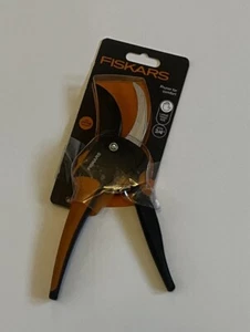 FISKARS LARGE HAND Pruner STEEL Blade SOFT GRIP Handle 3/4” Cut - Picture 1 of 2