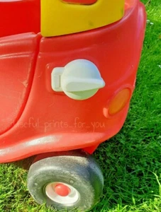 Petrol Cap / Door Lock / Key Spare Toy car parts fit Ride On Little Tikes - Picture 1 of 14