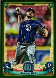 2019 Topps Gypsy Queen #16 Jacob Nix Green - Picture 1 of 2