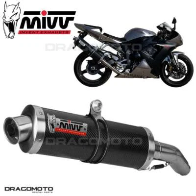 échappement YAMAHA YZF 1000 R1 2002 2003 MIVV Oval Carbone - Photo 1/3