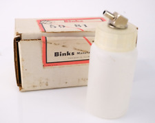 Binks 59-81 (59-91) Wren Airbrush New Paint bottle 3 1/2" with Cap NOS