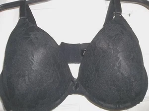 SMART & SEXY Black Underwire Lace T-Shirt Bra Size 38DD - Picture 1 of 8