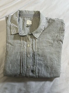 A New Day Button Down Shirt Womens Size XL pin stripe shirt. - Picture 1 of 15