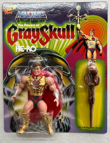 2019 Super7 Masters of the Universe 5.5” The Powers of Grayskull HE-RO Cover