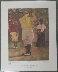 Gene Sarazen & Bernie Fuchs Signed 19" x 24" Lithograph #370/600 - Picture 1 of 4