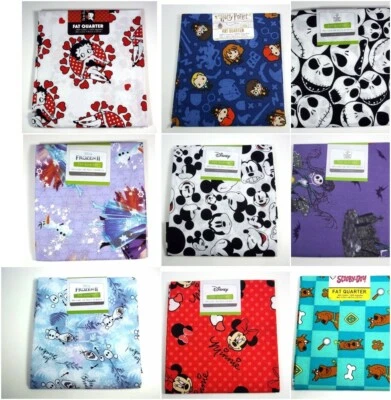 Fat Quarter licensed designs pick from menu - Image 1 of 4