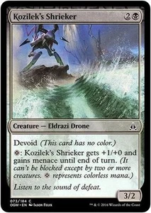 MTG Magic OGW FOIL - Kozilek's Shrieker/Hurleur de Kozilek, English/VO - Picture 1 of 1