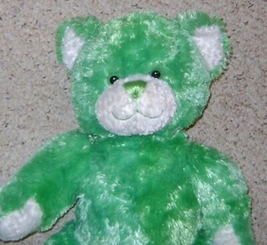Vintage BUILD-A-BEAR GREEN St. Patrick's Day BEAR 16 in, Very Nice FREE Shipping - Picture 1 of 5