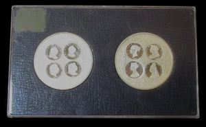 Turks and Caicos Islands 1977 20 Crown Silver 2 Coin Proof Set Original Box COA - Picture 1 of 5