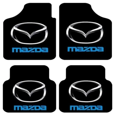 4PCS For Mazda All Series Car Floor Mats Auto Carpets Liner Anti-Slip Universal - Image 1 of 4