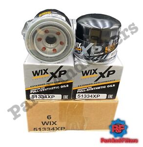 Wix 51334XP Oil Filter for Acura Buick Chevrolet Dodge Ford GMC Hond (Pack of 6)