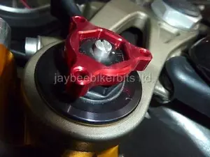 Gabel Vorspannung Regler 17MM Rot Suzuki GSX1400 GSXR1100 TL1000R TL1000S R1B9 - Bild 1 von 1