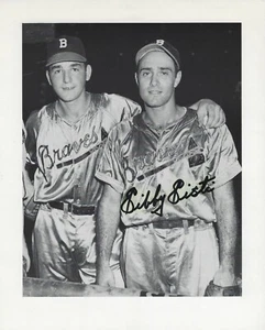 Sibby Sisti Autographed Auto Signed 8x10 Photo MLB Boston Braves w/COA - Picture 1 of 1