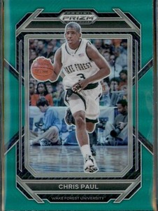 2023-24 Panini Prizm Draft Picks Green Prizm Chris Paul #71
