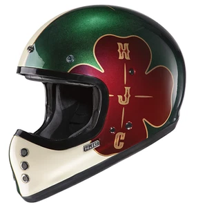 Casco de moto HJC V60 Ofer MC4 verde - Imagen 1 de 8