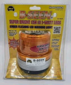 Wolo 3050-A Amber Lens 12V LED Light Magnet Mount NEW - Picture 1 of 1