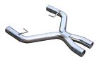 Pypes Crossover Pipe X-Pipe Stainless Natural 2.50" Dia Ford Mustang GT 4.6L Kit