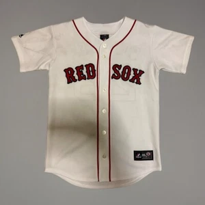 Majestic Boston Red Sox Adrian Gonzalez Jersey Large MLB Baseball White Used  - Picture 1 of 6