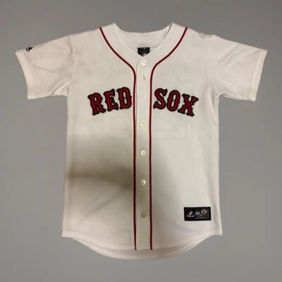 Majestic Boston Red Sox Adrian Gonzalez Jersey Large MLB Baseball White Used  - Image 1 of 4