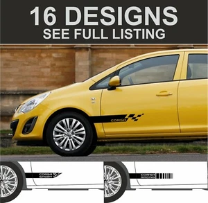 Opel Corsa Seiten Streifen Abziehbilder Grafiken Opel Streifen Alle Baujahre - Bild 1 von 1