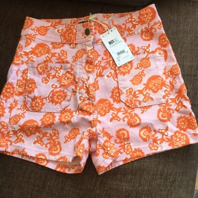 BNWT NEXT Pink & Orange Shorts - Size 6/8 - Image 1 of 4