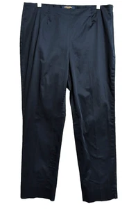 Pantaloni Brooks Brothers Natalie Fit donna 12 blu zip laterale ufficio casual preppy - Foto 1 di 10