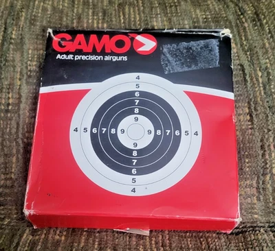 Pistola de aire comprimido Gamo Adult Precision 5,5" objetivos caja parcial casi llena Foto 1 de 4