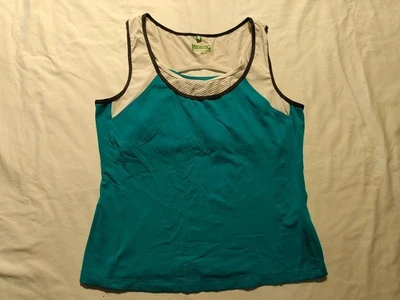 Camiseta sin mangas Tail Tech para mujer talla M sujetador incorporado ojo de cerradura azul ropa activa Foto 1 de 4