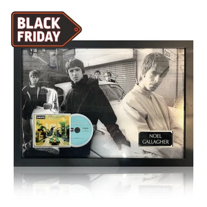 Noel Gallagher Signed Definitely Maybe CD Iconic Frame (Beckett) - Picture 1 of 3