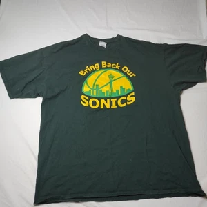 Port & Company 3XLT Bring Back Our Sonics T-Shirt Grün 100% Baumwolle NBA... - Bild 1 von 7