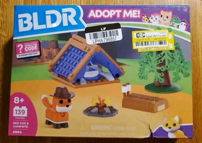 BLDR Adopt Me! Juego de construcción de zorro rojo y camping 0004 139 piezas Foto 1 de 4