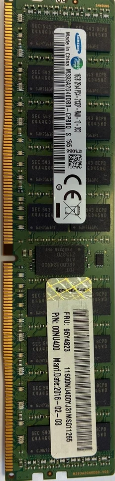 Ram DDR4 16GB - PC4-2133P - P/N Lenovo 95Y4823 - ECC per Server o Workstation  - Immagine 1 di 1