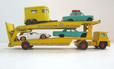 Matchbox Lesney King Size GUY WARRIOR CAR TRANSPORTER K-8 + 4 - Image 1 of 4