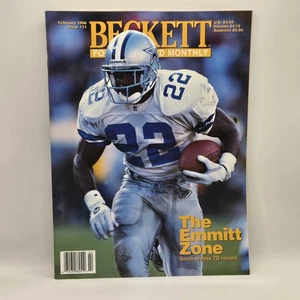 Beckett Football Magazine Monthly EMMITT SMITH Issue #71 February 1996 - Bild 1 von 2