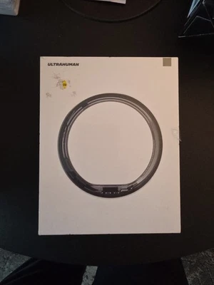 ULTRAHUMAN Ring AIR Smart Ring Size 8 - Raw Titanium - Activity & Sleep Tracker - Image 1 of 2