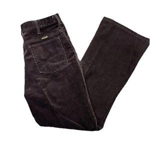 Vintage Wrangler Cordhose Herren 34x30 braun gerades Bein Made USA dünne Wale - Bild 1 von 15
